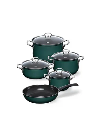 RIESS | Kochgeschirr Set 5-tlg. TEAL Blaugruen | 